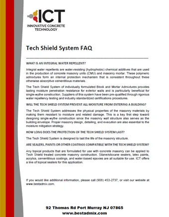 Tech Shield System FAQs
